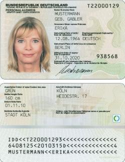 Personalausweis (HUN) Személyazonosító igazolvány