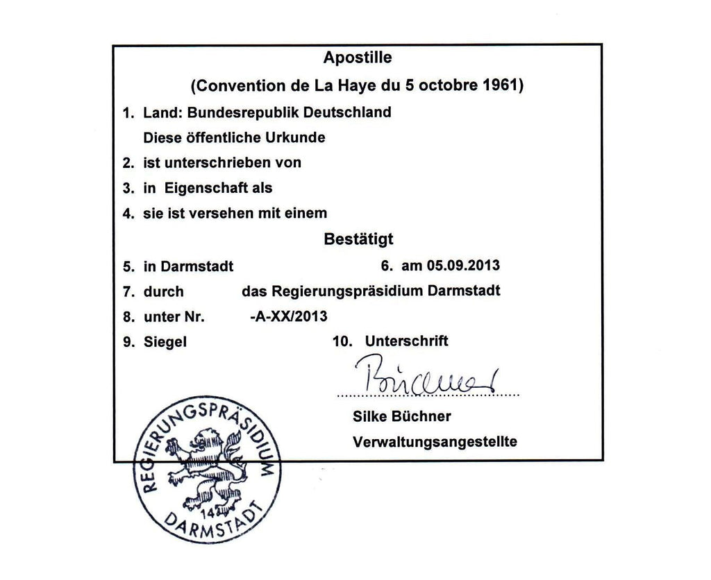 Apostille - Shop-Translation.de - Übersetzungsbüro ReSartus