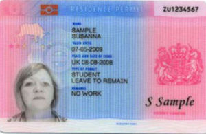 Aufenthaltskarte (GBR) Residence Card
